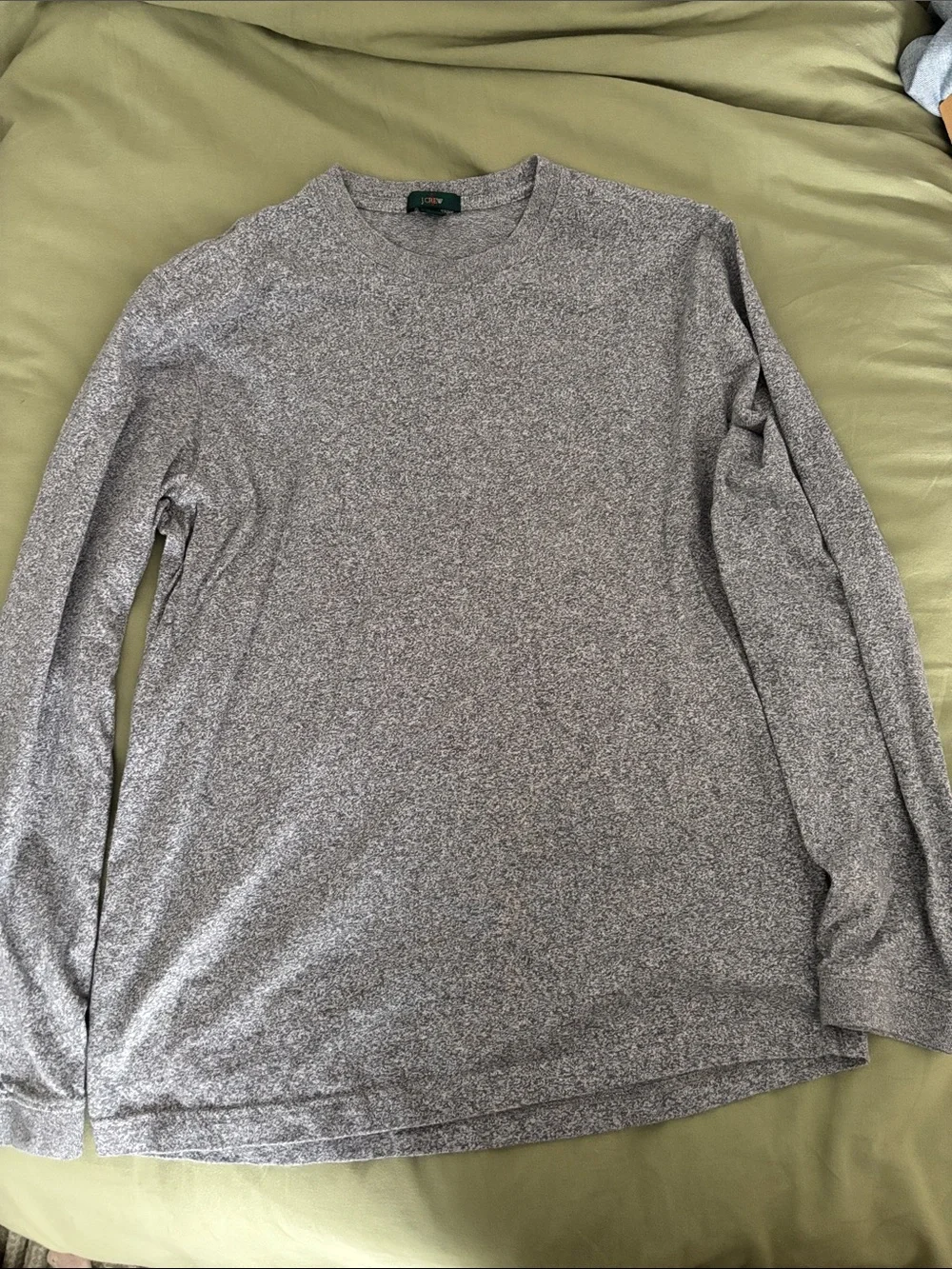 Jcrew Heather Gray Long Sleeve Tee
